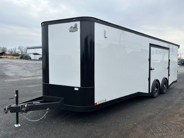 Covered Wagon 8.5 x 24 Enclosed Car Trailer – Spoiler - Image 5