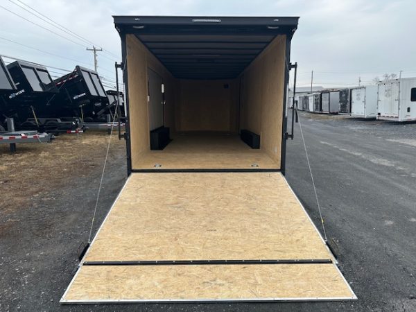 Covered Wagon 8.5 x 24 Enclosed Car Trailer – Spoiler - Image 3
