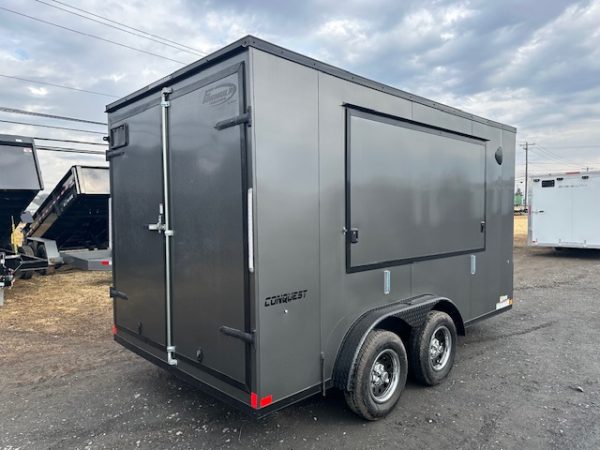 Formula 7.5 x 14 Enclosed Concession Trailer – Barn Doors - Image 4