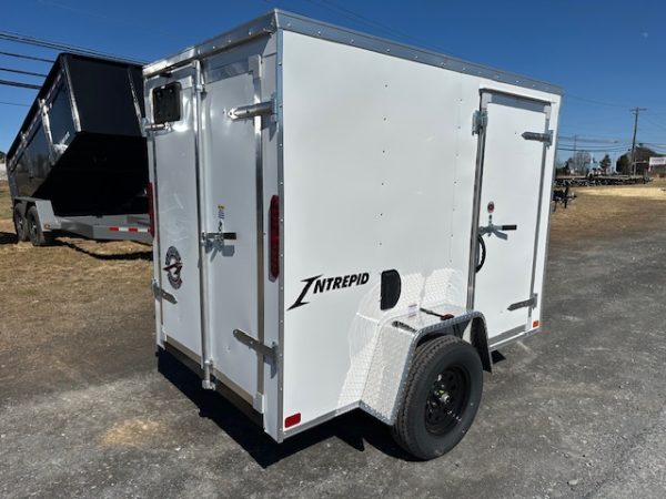 Homesteader 5 x 8 Enclosed V-Nose Cargo Trailer – Barn Doors - Image 5