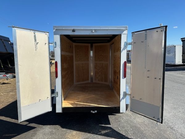 Homesteader 5 x 8 Enclosed V-Nose Cargo Trailer – Barn Doors - Image 3