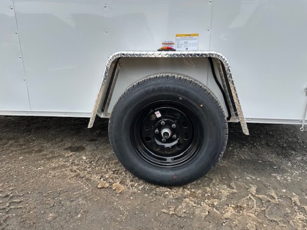 Homesteader 6 x 12 V-Nose Cargo Trailer – Rear Barn Doors - Image 8