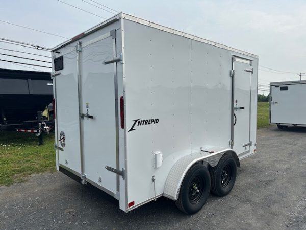 Homesteader 7 x 12 V-Nose Enclosed Cargo Trailer – Barn Doors - Image 4
