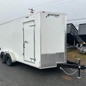 Homesteader 7 x 16 V-Nose Enclosed Trailer – HD Package