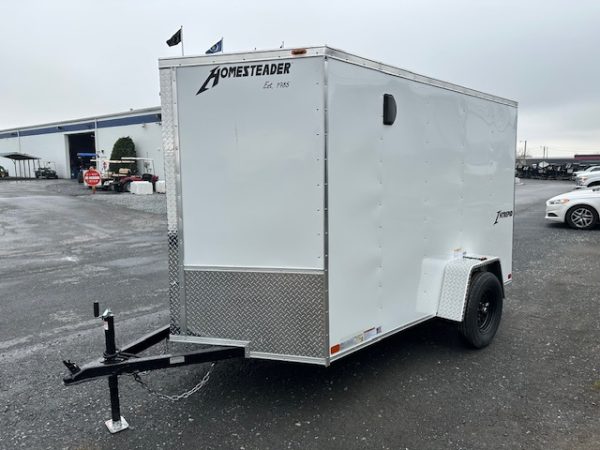 Homesteader 6×10 V-Nose Cargo Trailer – Ramp Door - Image 5