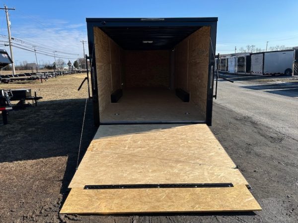 Nexhaul 8.5 x 24 V-Nose Enclosed Car Trailer- Black Trim - Image 3