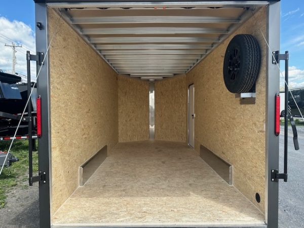 Nitro 7.5×16 V-Nose Enclosed Cargo Trailer- Black Trim - Image 6