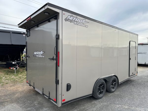 Nitro 8.5 x 18 Enclosed Aluminum Car Trailer – V Nose - Image 4