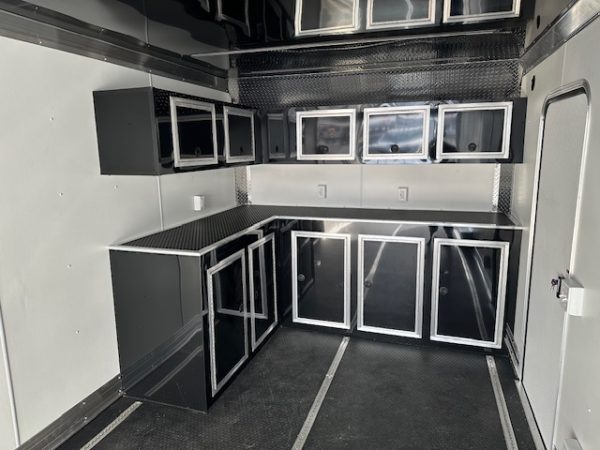 Nitro 8.5 x 28 Enclosed Aluminum Car Trailer- Black Trim - Image 10
