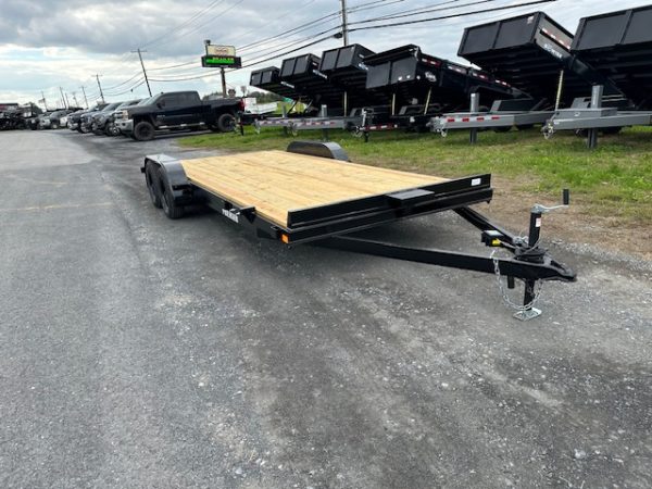 Premier 7 x 20 Wood Deck Open Car Trailer – Winch Plate - Image 4