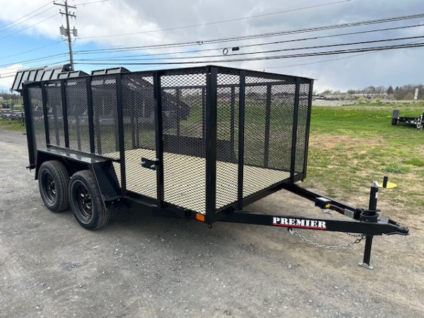 Premier 6.4 x 12 Landscape Utility Trailer – 48″ Mesh Sides