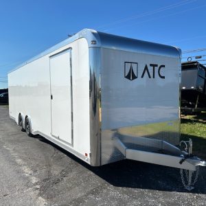 ATC 8.5 x 28 Enclosed Aluminum Car Trailer – Rear Spoiler