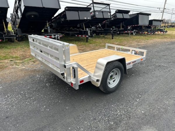 Sport Haven 5×8 Aluminum Utility Trailer – Wood Deck - Image 7