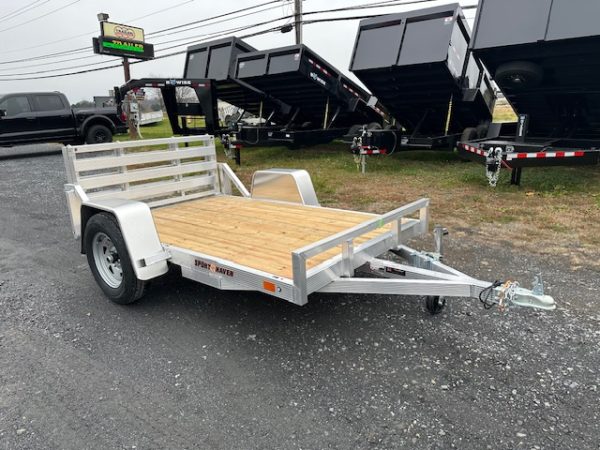 Sport Haven 5×8 Aluminum Utility Trailer – Wood Deck