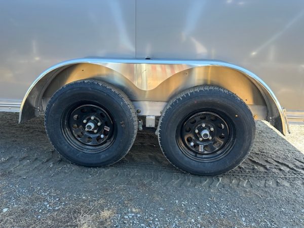 Cargo Pro 7 x 14 Aluminum Enclosed V-Nose Contractor Trailer - Image 9
