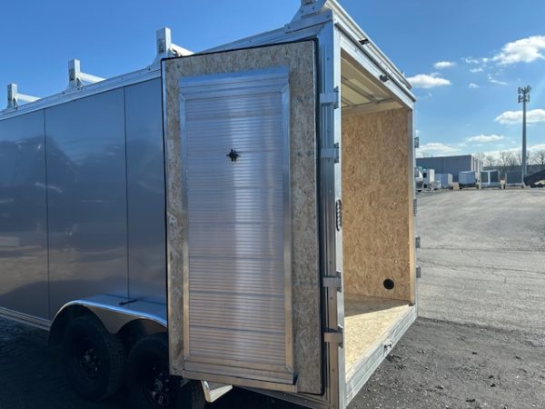 Cargo Pro 7 x 14 Aluminum Enclosed V-Nose Contractor Trailer - Image 5