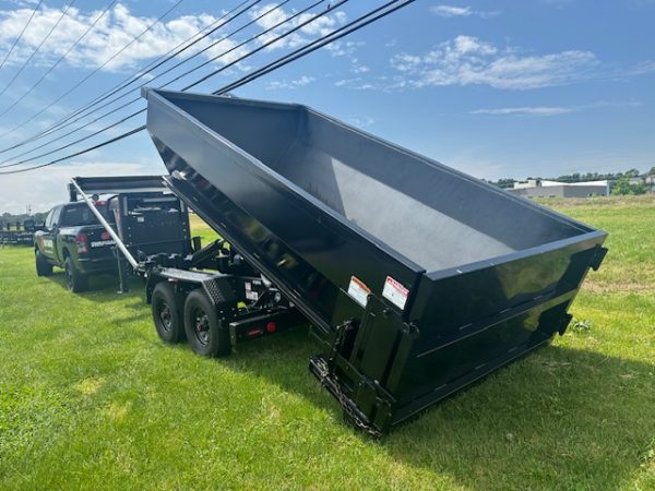 Swaploader 7 x 14 Hook Lift Dump Trailer – 4′ Solid Steel Sides - Image 9