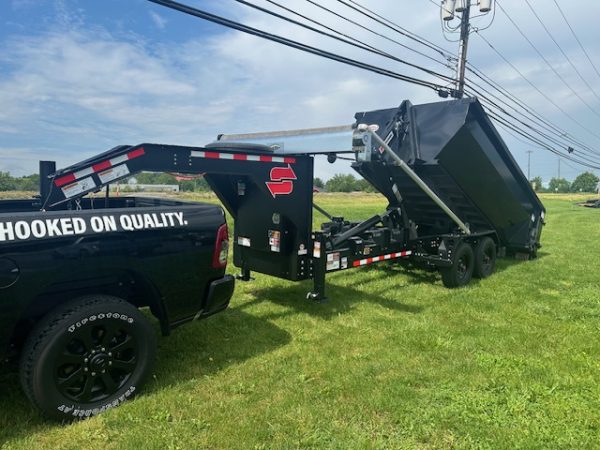 Swaploader 7 x 14 Hook Lift Dump Trailer – 4′ Solid Steel Sides - Image 10
