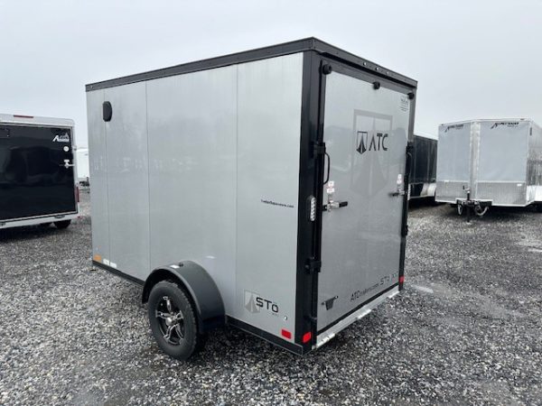 ATC 6 x 10 Aluminum Enclosed Cargo Trailer – Black Trim - Image 7