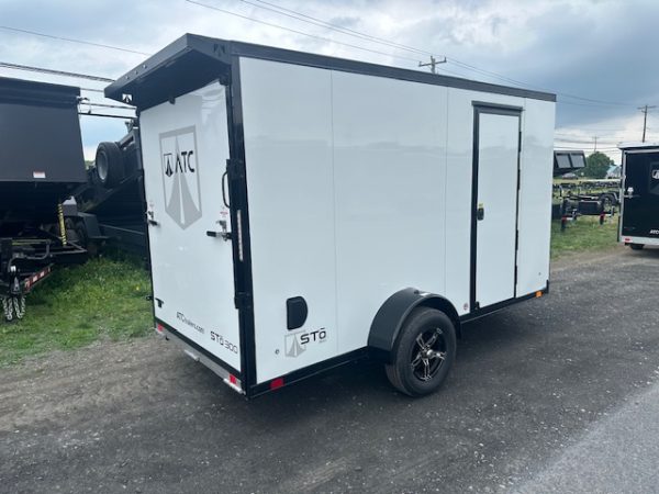 ATC 6 x 12 Aluminum Enclosed Cargo Trailer – Black Trim - Image 5