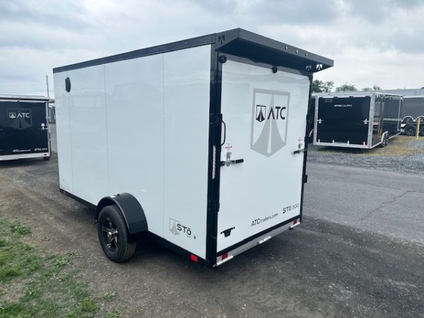 ATC 6 x 12 Aluminum Enclosed Cargo Trailer – Black Trim - Image 7