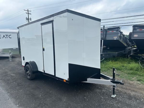 ATC 6 x 12 Aluminum Enclosed Cargo Trailer – Black Trim - Image 2