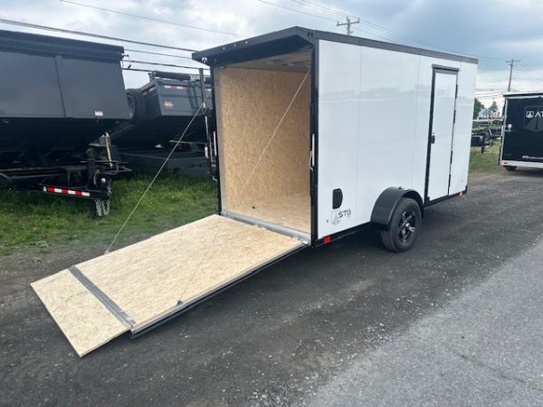 ATC 6 x 12 Aluminum Enclosed Cargo Trailer – Black Trim - Image 8