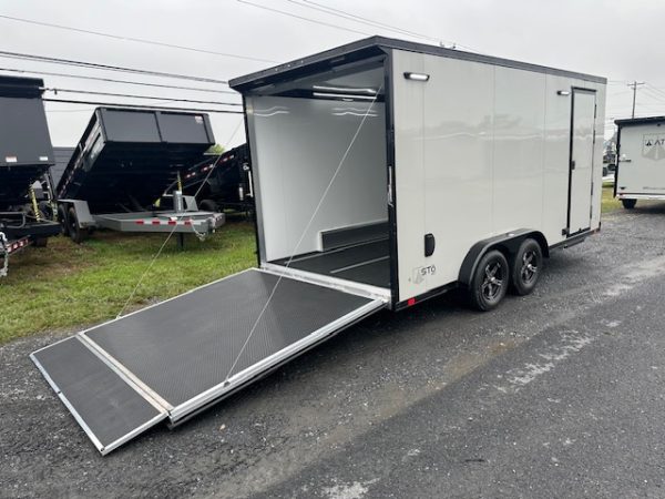 ATC 7.5 x 16 Aluminum Enclosed Cargo Trailer – Black Trim - Image 8