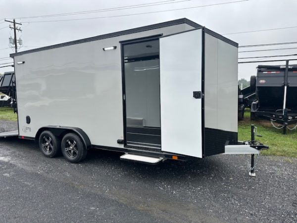 ATC 7.5 x 16 Aluminum Enclosed Cargo Trailer – Black Trim - Image 10
