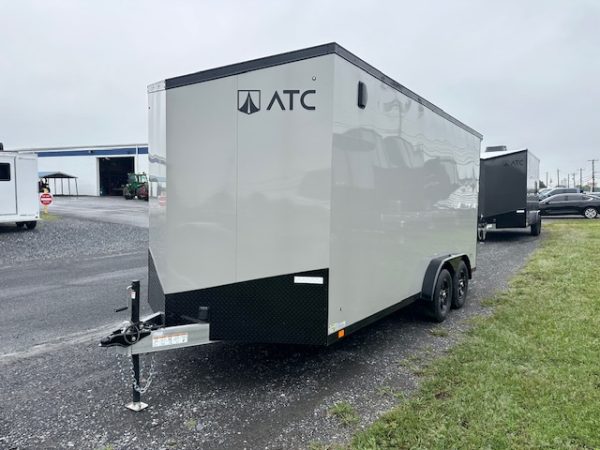ATC 7.5 x 16 Aluminum Enclosed Cargo Trailer – Black Trim - Image 4