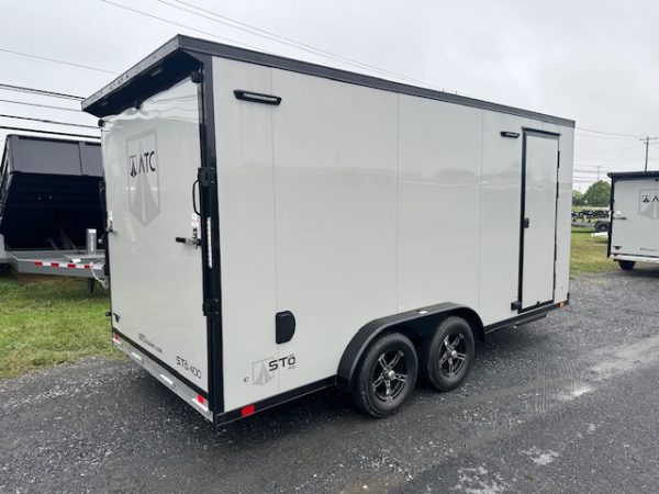ATC 7.5 x 16 Aluminum Enclosed Cargo Trailer – Black Trim - Image 7