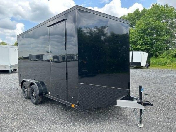 ATC 7.5 x 14 Aluminum Enclosed Cargo Trailer – Black Trim