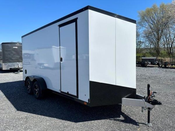 ATC 7 x 16 Aluminum Enclosed Cargo Trailer – Black Trim Package