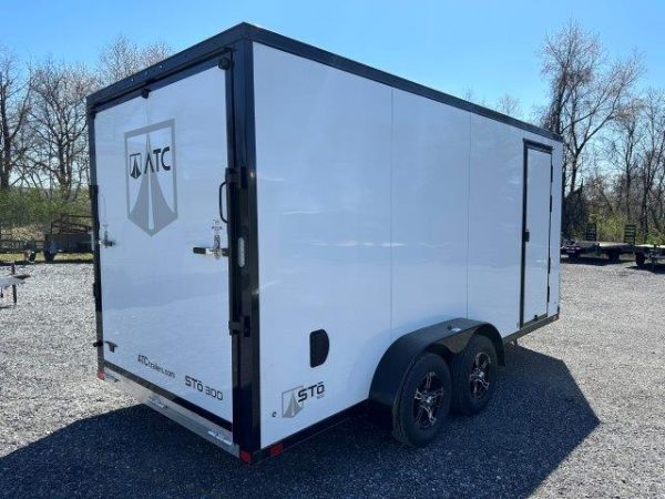 ATC 7 x 16 Aluminum Enclosed Cargo Trailer – Black Trim Package - Image 5