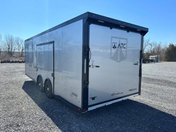 ATC 8.5 x 24 Enclosed Aluminum Car Trailer – Black Trim - Image 7