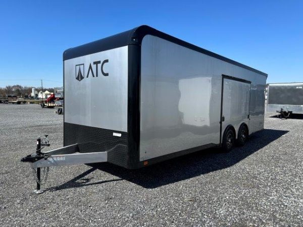 ATC 8.5 x 24 Enclosed Aluminum Car Trailer – Black Trim - Image 4