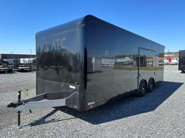 ATC 8.5 x 24 Enclosed Aluminum Car Trailer – Black Trim - Image 12
