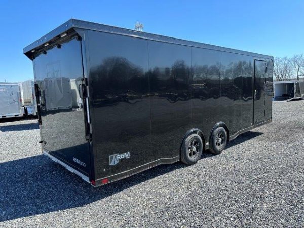 ATC 8.5 x 24 Enclosed Aluminum Car Trailer – Black Trim - Image 16