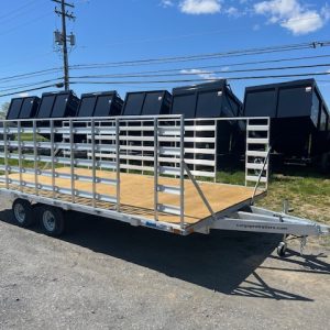 Cargo Pro 8 x 18 Aluminum ATV Trailer – 4′ Aluminum Ramps