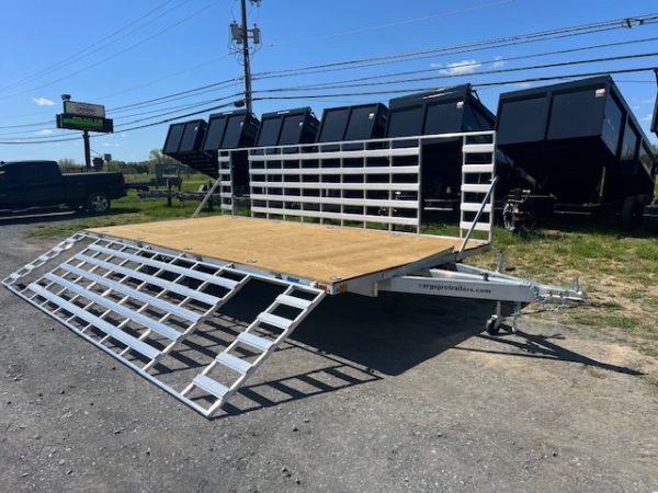 Cargo Pro 8 x 18 Aluminum ATV Trailer – 4′ Aluminum Ramps - Image 3