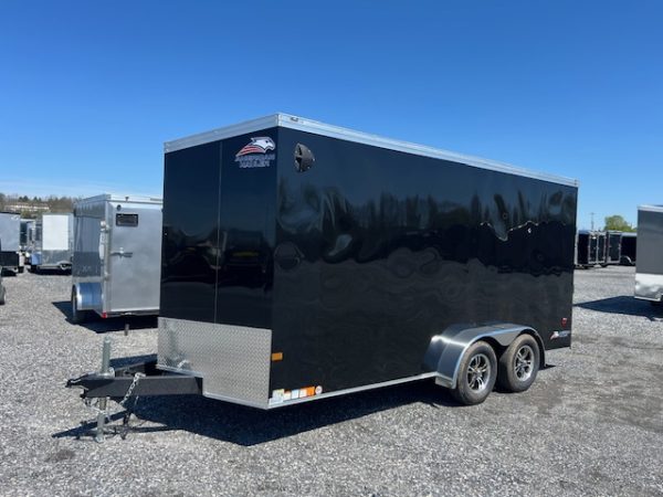 American Hauler 7 x 16 Enclosed V-Nose Cargo Trailer - Image 4