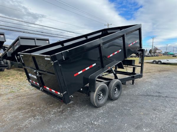 BWise 7 x 16 Gooseneck Dump Trailer – High Sides - Image 7