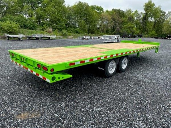 BWise 8 x 24 Deckover Equipment Trailer – Power Tilt Deck - Image 7
