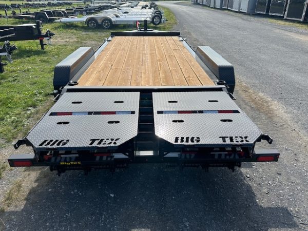 Big Tex 14EH Low Profile 7 x 18 Equipment Trailer – Mega Ramps - Image 6
