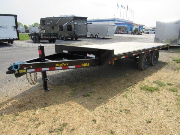Big Tex 102″ x 16′ Deckover Equipment Trailer – Slide Out Ramps - Image 4