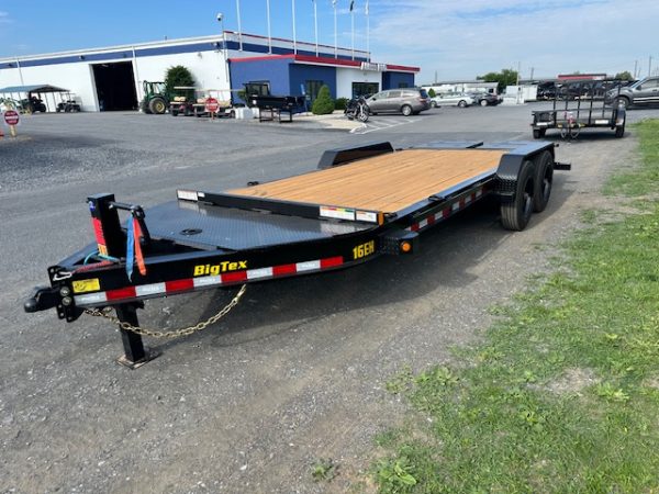 Big Tex 16EH Low Profile 7 x 18 Equipment Trailer – Mega Ramps - Image 2