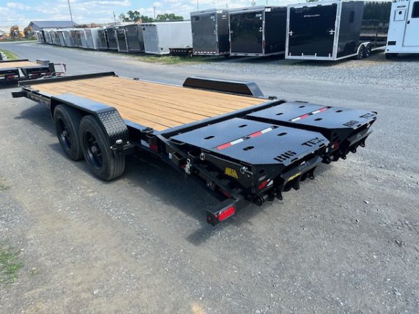 Big Tex 16EH Low Profile 7 x 20 Equipment Trailer – Mega Ramps - Image 6