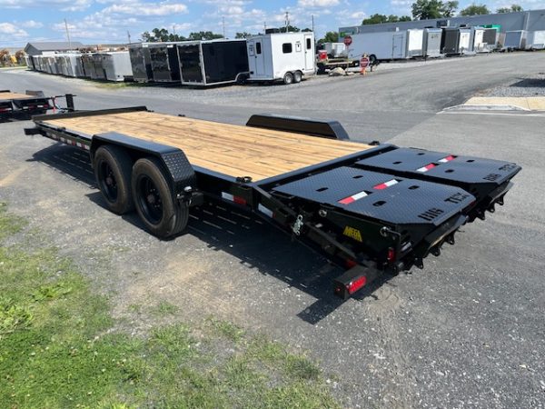 Big Tex 16EH Low Profile 7 x 22 Equipment Trailer – Mega Ramps - Image 6