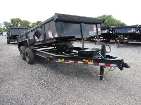 Big Tex 7 x 16 Low Profile Dump Trailer – 8K Axles