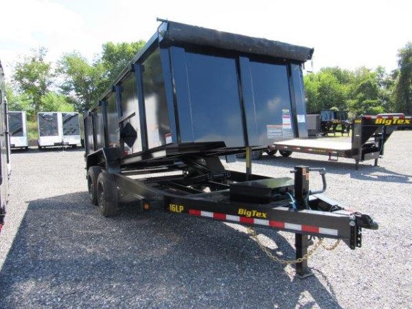 Big Tex 7 x 16 High Side Heavy Duty Dump Trailer – 8K Axles